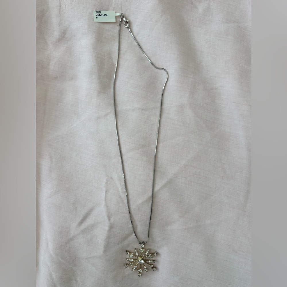 Sterling Silver Necklace with snowflake